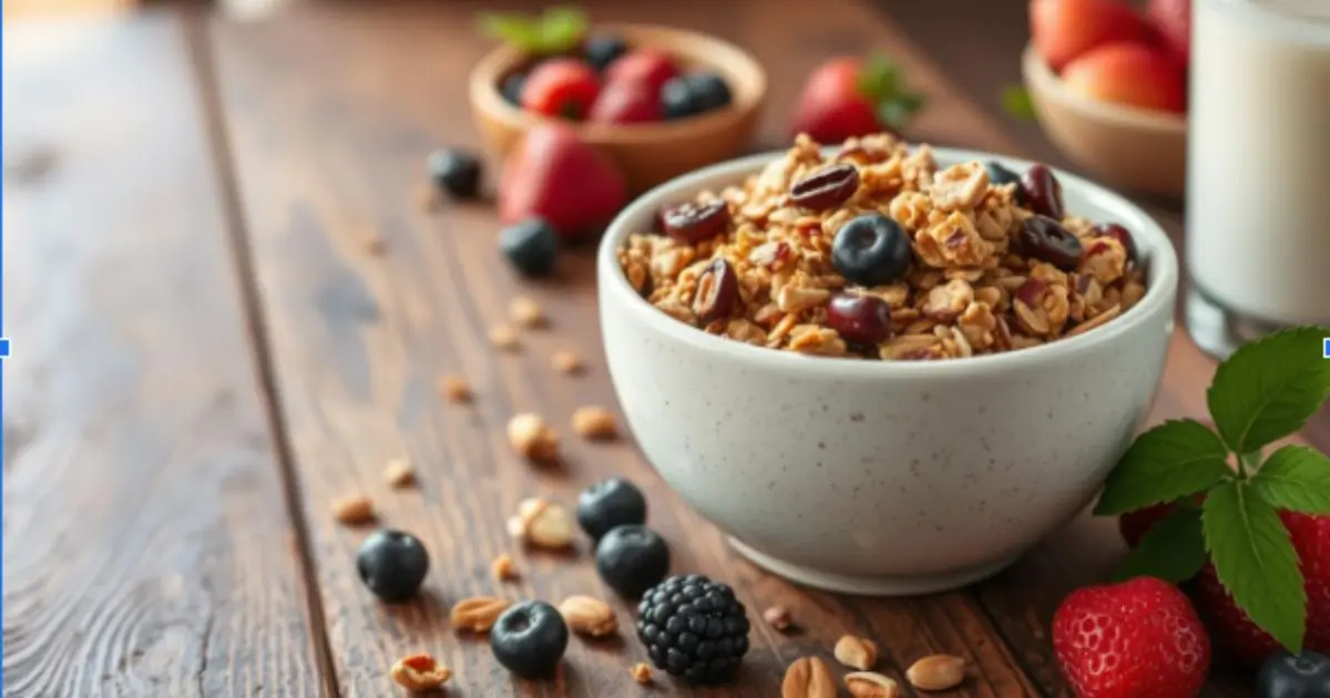 Delicious Gluten Free Granola: Healthy Breakfast Choice