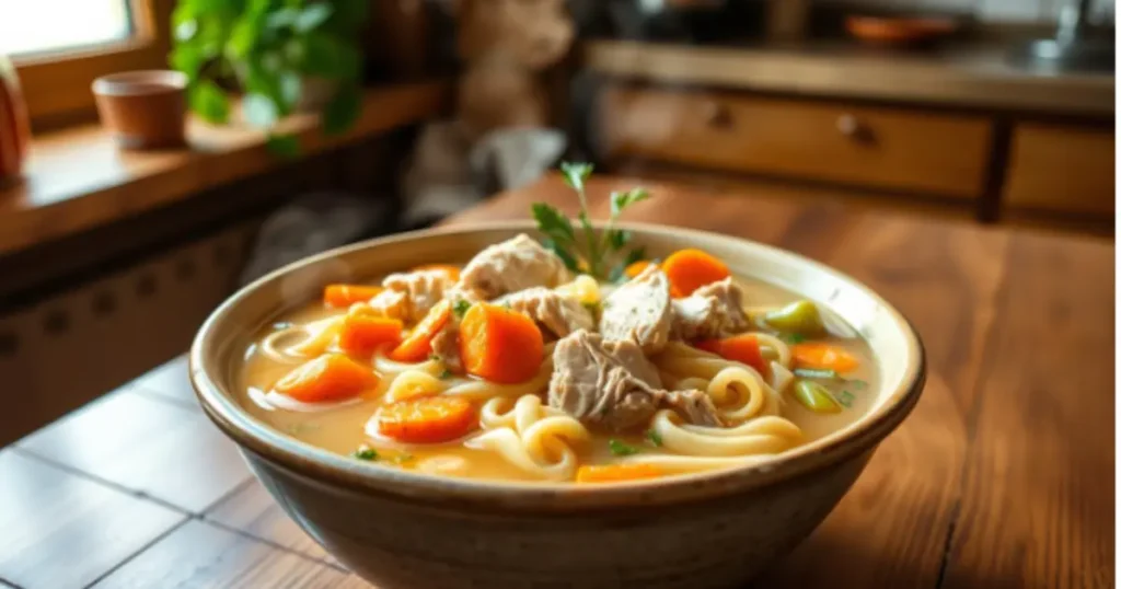  Grandma's homemade chicken noodle soup