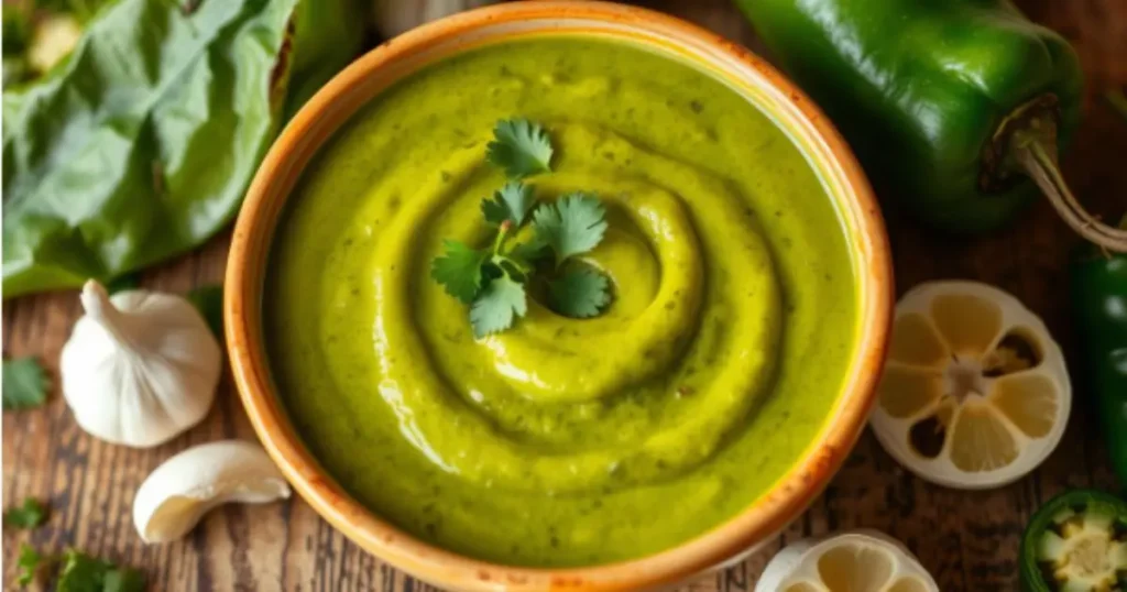 Poblano Crema: A Zesty Mexican-Style Sauce