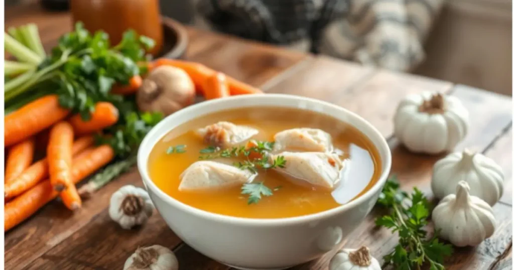 Chicken Bone Broth Soup Recipe