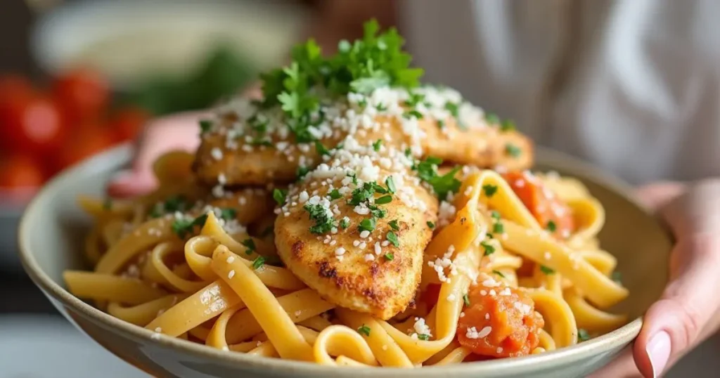 Marry Me Chicken Pasta