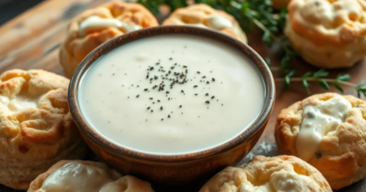 white gravy recipe